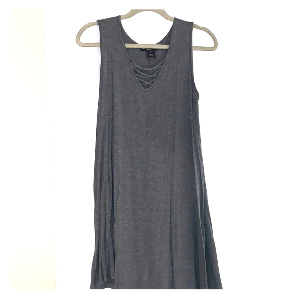 Grey Cotton Dress